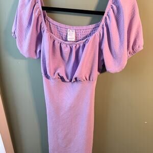 Lavender, Purple Cap Sleeve Dress No Boundaries XL NWOT